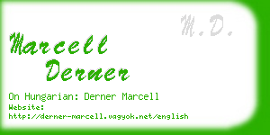 marcell derner business card